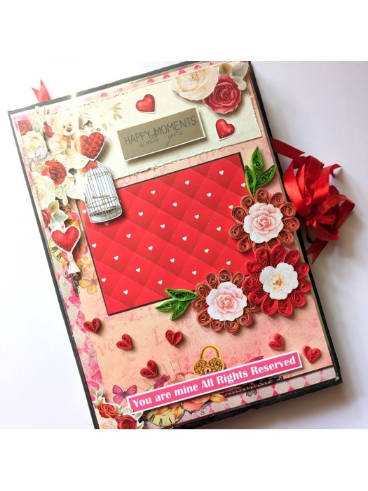 A4 size Happy Anniversary Scrapbook image